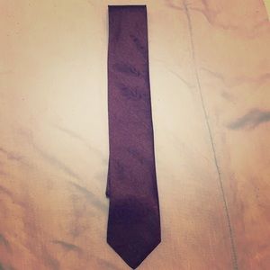 Calvin klein mens purple tie with design